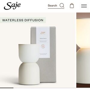 Saje Aroma Aurora Waterless Diffuser NEW in BOX!